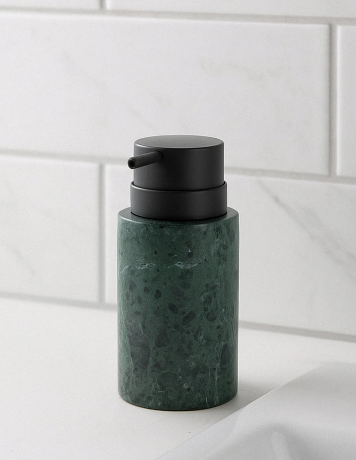 MARBLE SOAP DISPENSER - BARODA GREEN