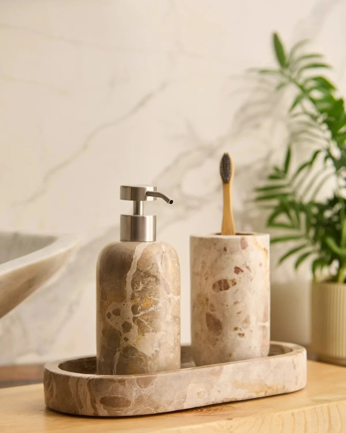 KORU BEIGE - Dispenser Set Koa Living