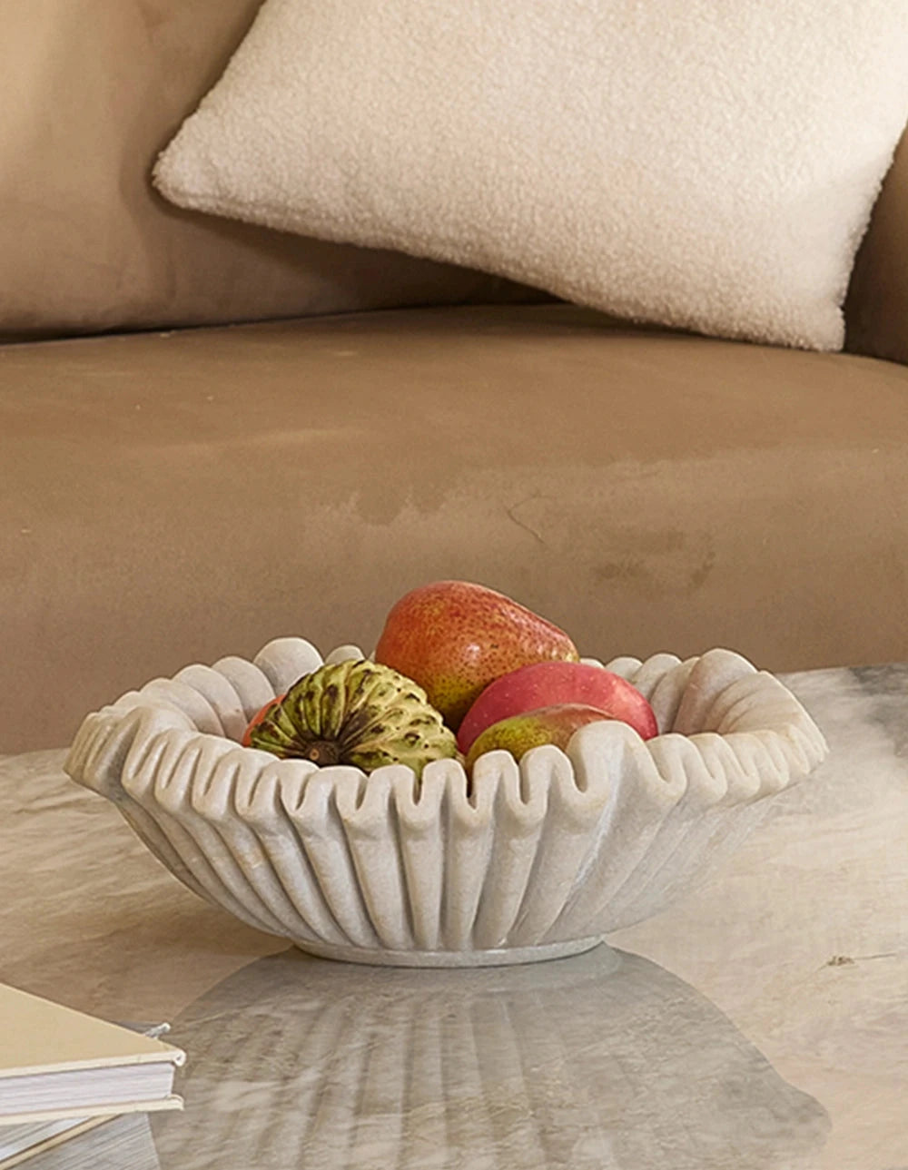 FRILL BOWL - WHITE koaliving-1