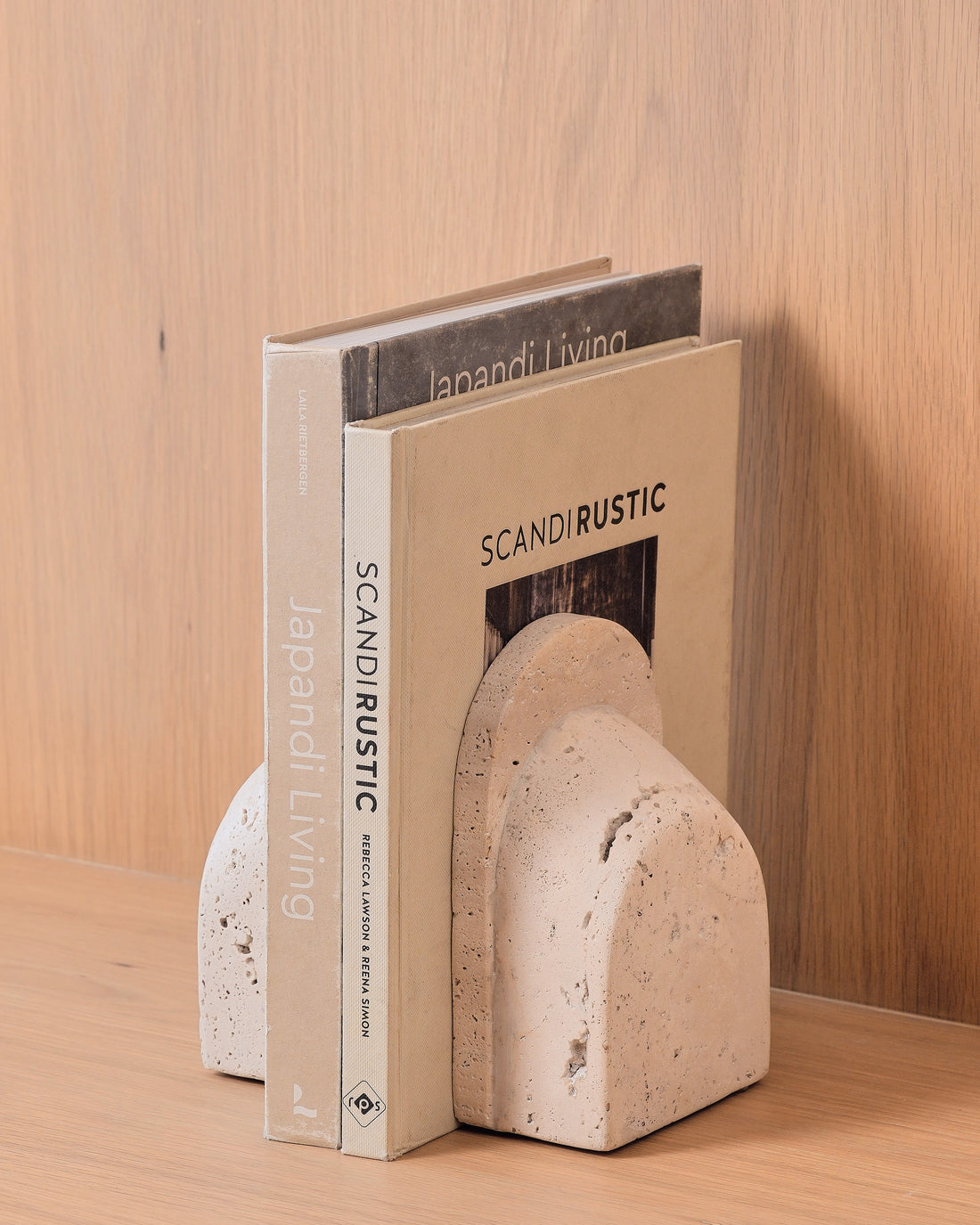 ARCH Travertine BOOKEND - SET OF 2