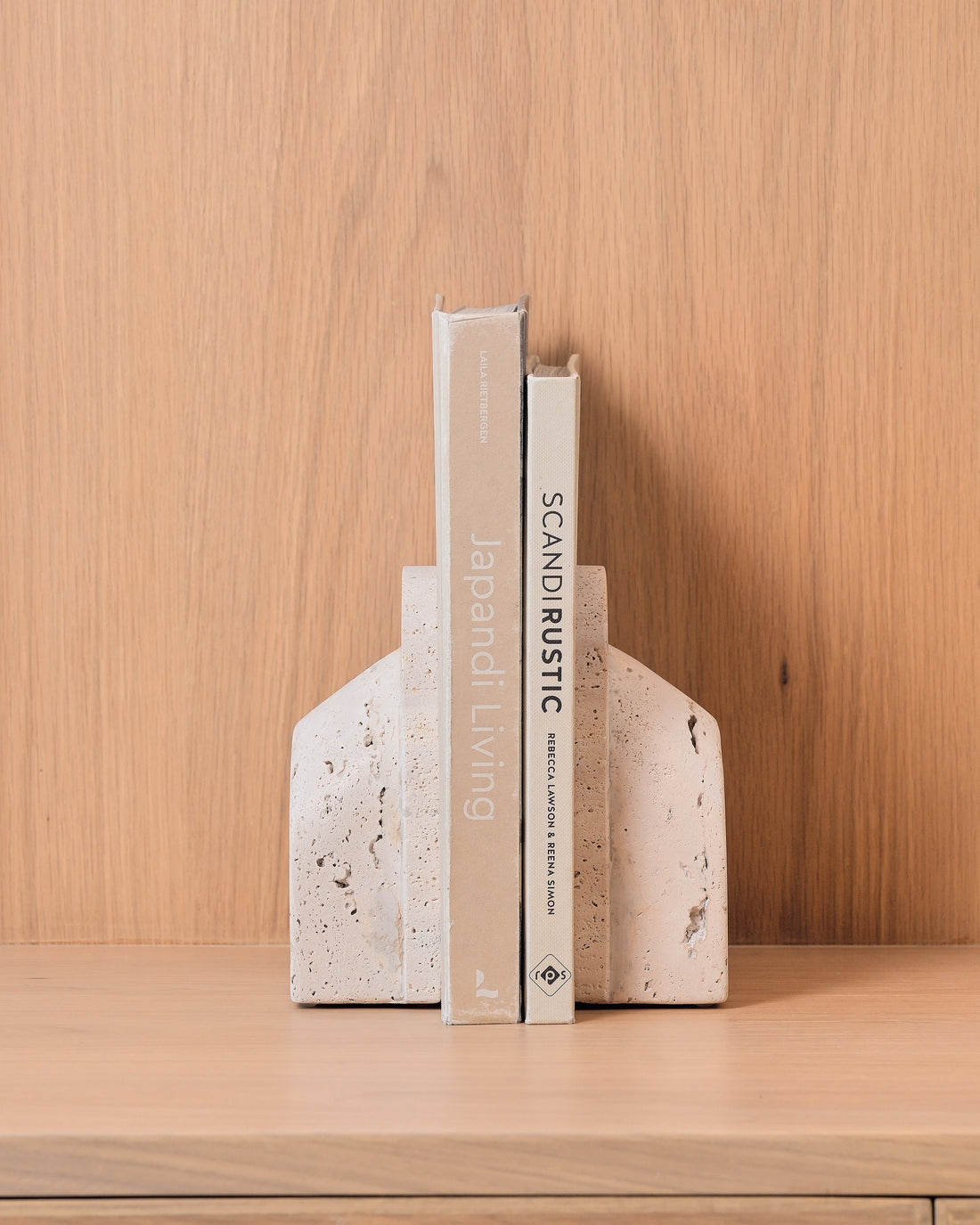 ARCH Travertine BOOKEND - SET OF 2