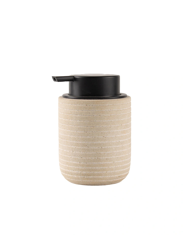 MARBLE SOAP DISPENSER - SANDSTONE