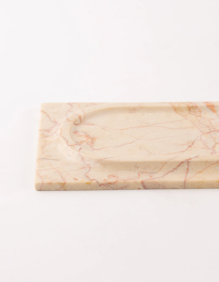 MESA MARBLE TRAY - PINK