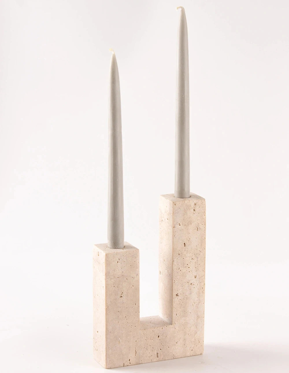 TRAVERTINE CANDLE HOLDER koaliving-1