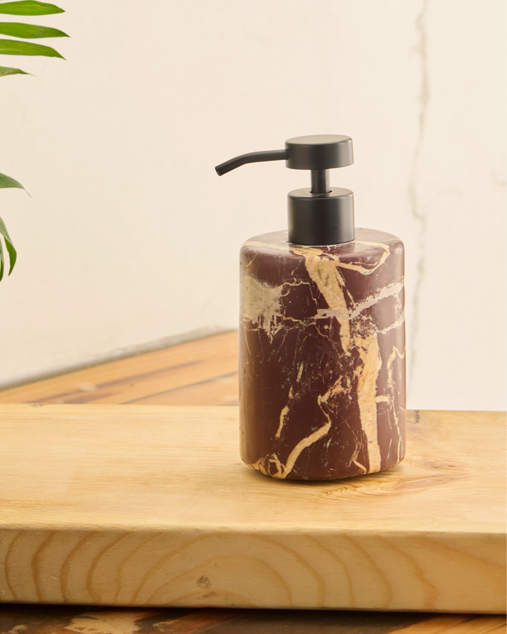 MARBLE SOAP DISPENSER - INDIAN LEVANTO
