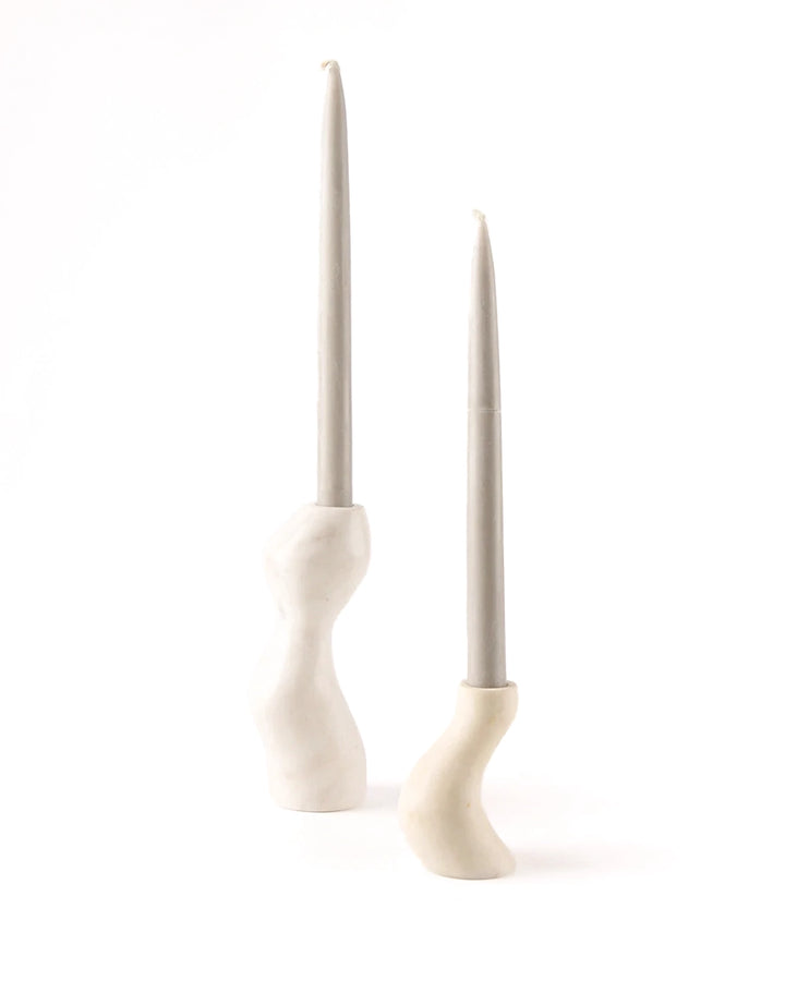 SET OF THREE - CANDLE HOLDER