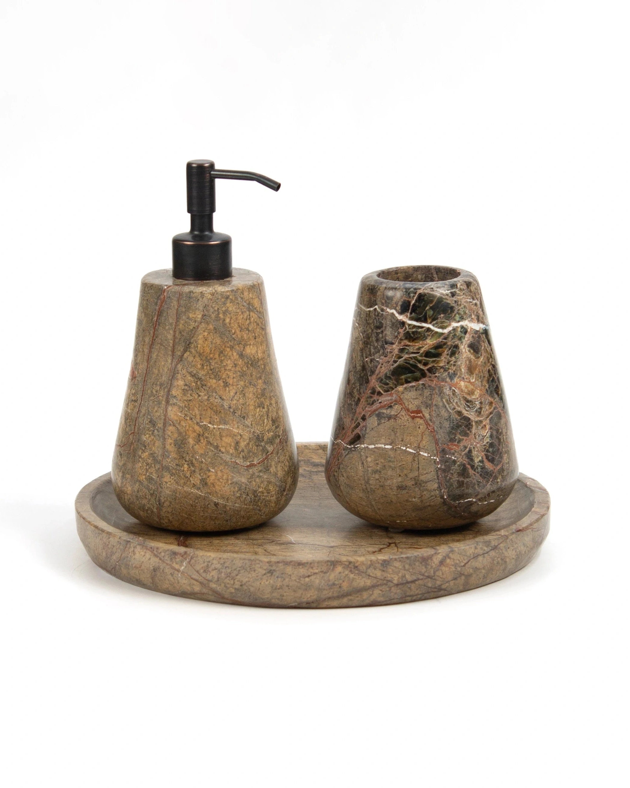 REEN BROWN - Dispenser Set Koa Living