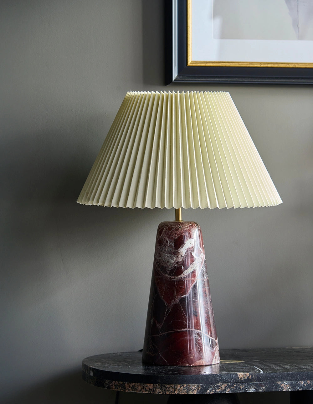 Japandi Marble Lamp