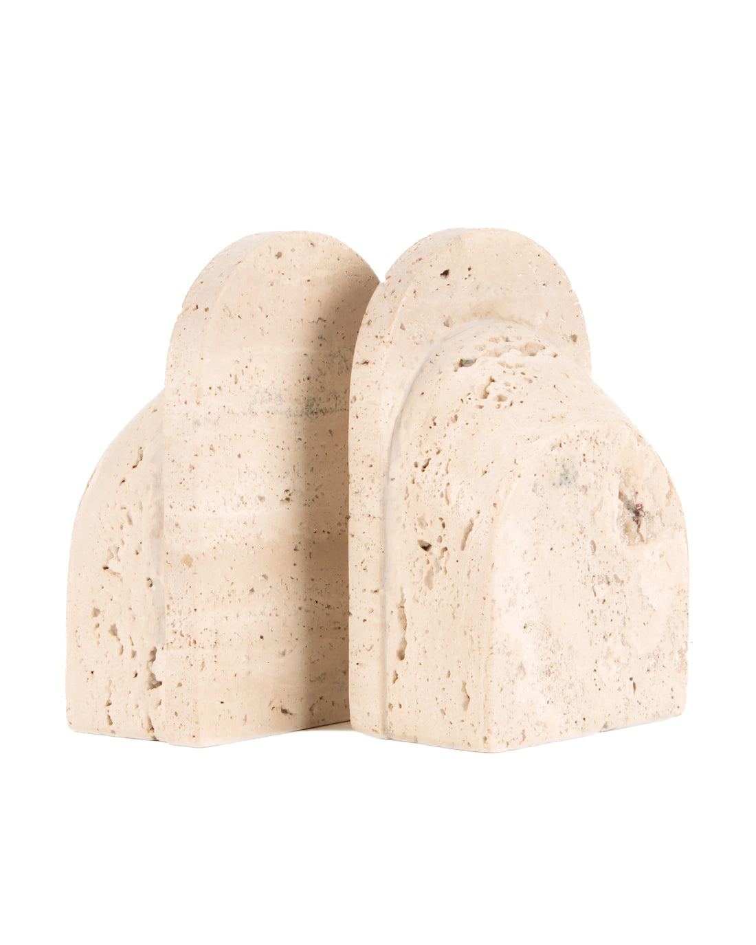 ARCH Travertine BOOKEND - SET OF 2