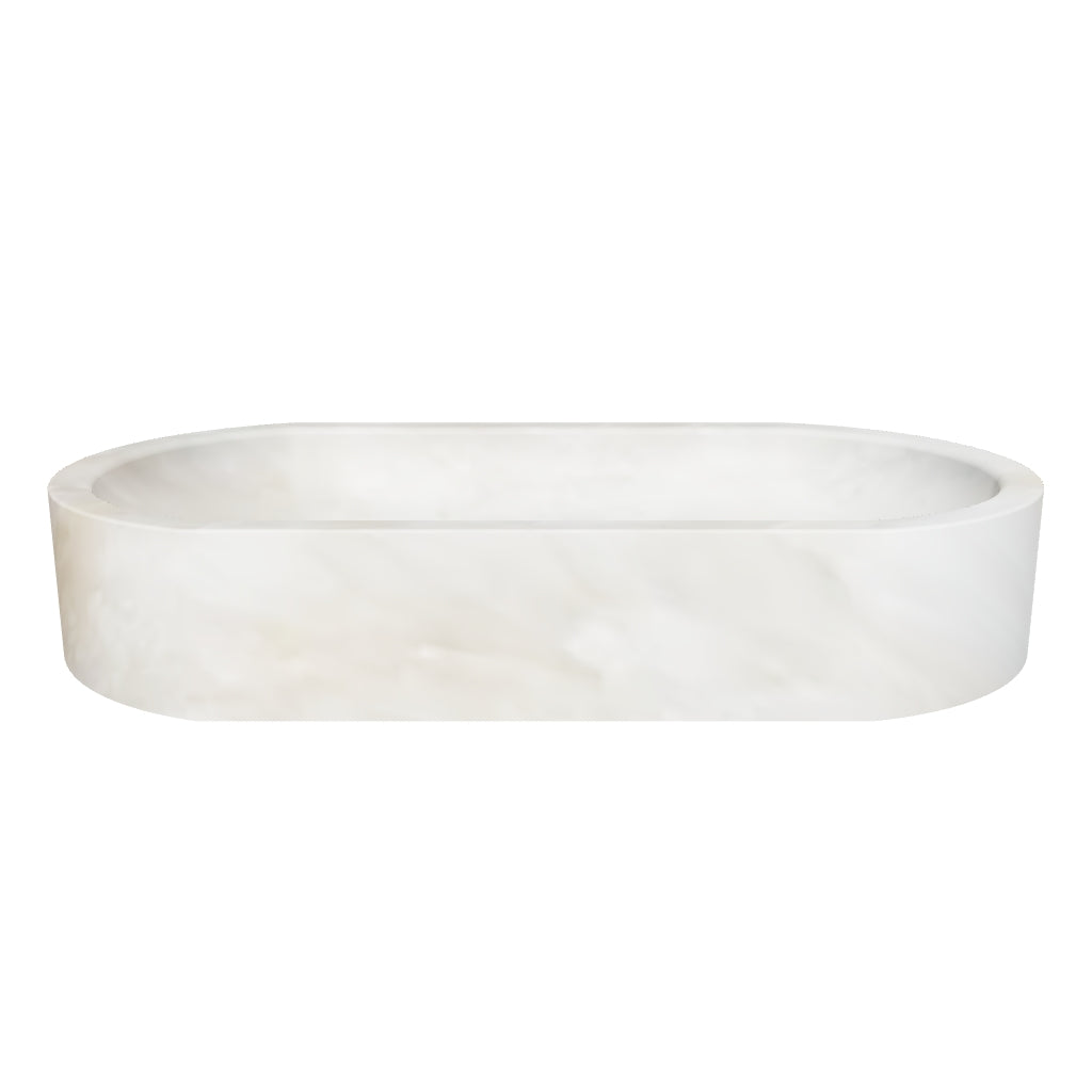MARBLE BOWL - BEIGE