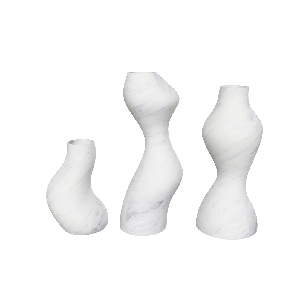 SET OF THREE - CANDLE HOLDER
